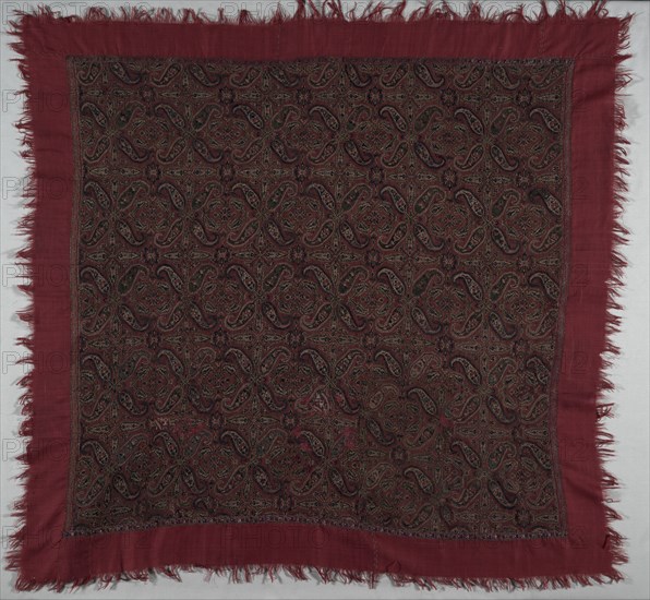 Fragment of a Shawl, late 1700s - early 1800s. Creator: Unknown ...