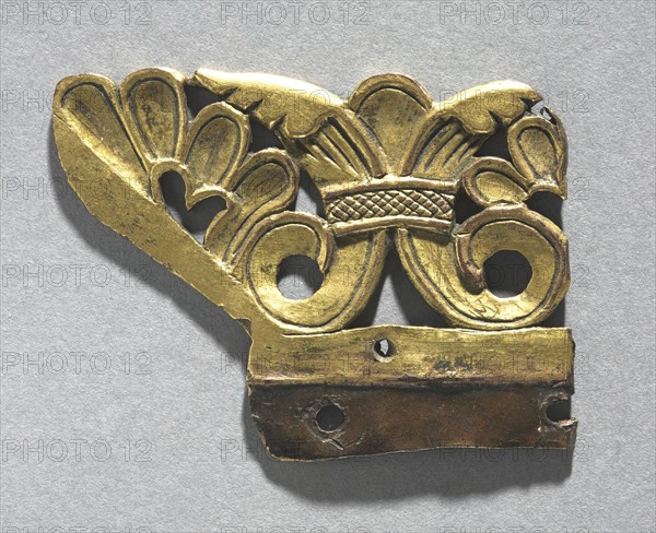 Fragment of an Ornamental Crest from a Reliquary Shrine, c. 1165-1180. Creator: Unknown.