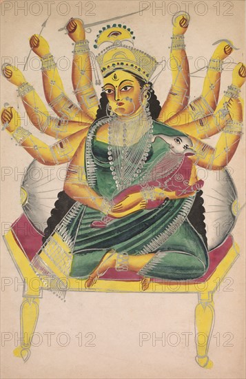 Ganesha-Janani (Mother of Ganesh), 1800s. Creator: Unknown.