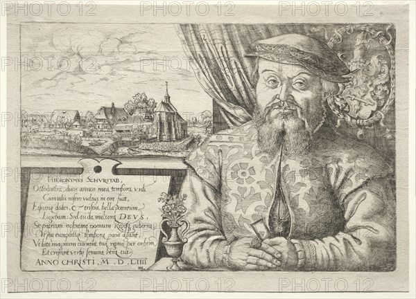 Hieronymus Schurstab, Mayor of Nuremberg, 1554. Creator: Hanns Lautensack (German, 1524-1566).