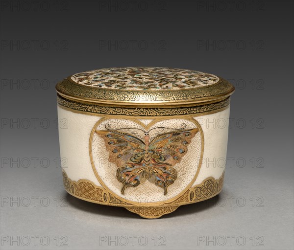 Jar: Satsuma Ware, 1800s. Creator: Unknown.