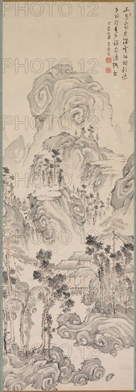 Landscape, 1767. Creator: Kan Tenju (Japanese, 1727-1795.