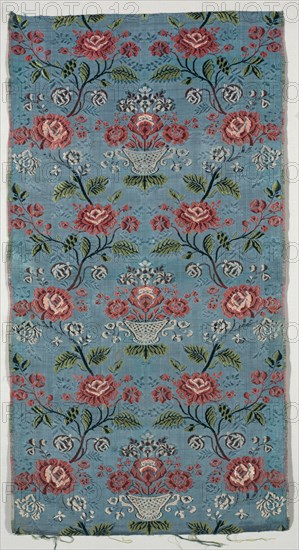 Length of Brocaded Silk, 1700s. Creator: Unknown.