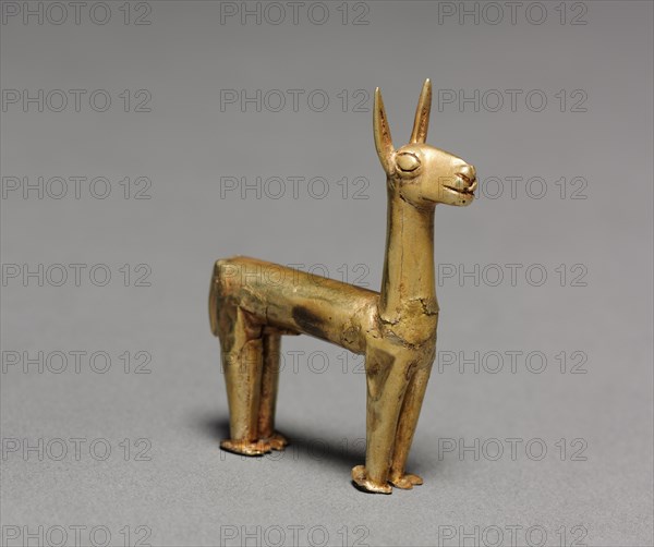 Llama Figurine, 1400-1532. Creator: Unknown.