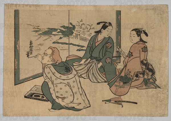 No Title, 1742-1755. Creator: Okumura Masanobu (Japanese, 1686-1764).