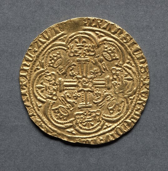 Noble (reverse), 1377-1399. Creator: Unknown.