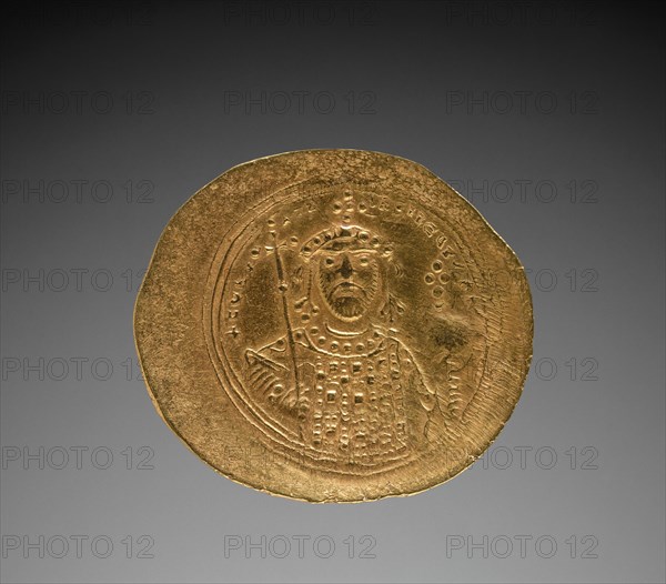 Nomisma with Constantine IX Monomachus (reverse), 1042-1055. Creator: Unknown.