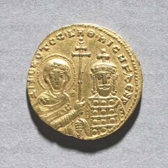 Nomisma with Nicephorus II Phocas (reverse), 963-969. Creator: Unknown.