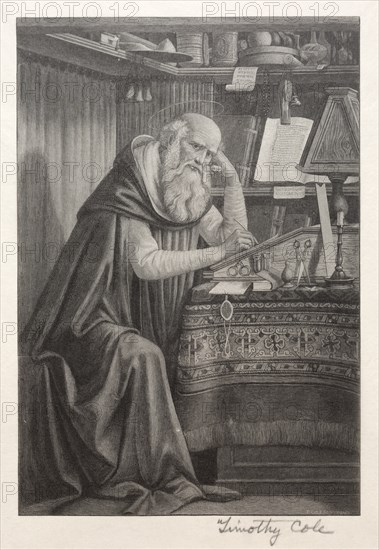 Old Italian Masters: St. Jerome, 1888-1892. Creator: Timothy Cole ...