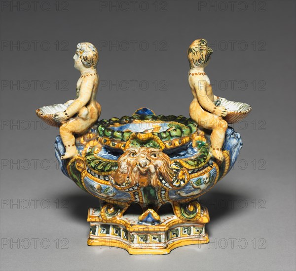 Pair of Saltcellars, c. 1550-1600. Creator: Unknown.