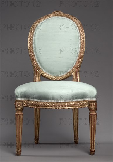 Pair of Side Chairs, 1700s. Creator: Jean Baptiste fils Lelarge (French, 1743-1802).