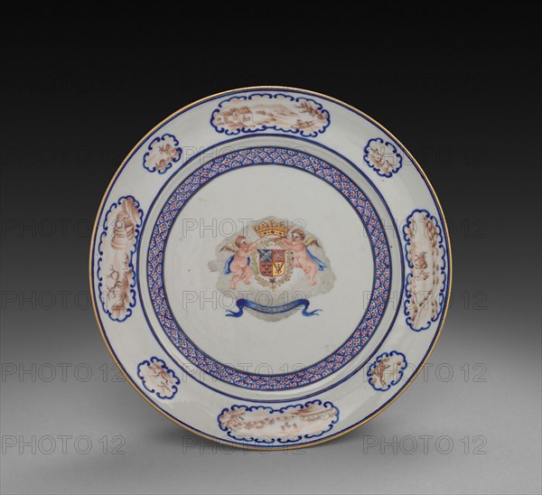 Plate, 1785-1800. Creator: Unknown.