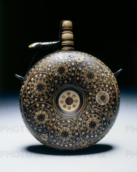 Powder Flask, c. 1620-1650. Creator: Unknown.