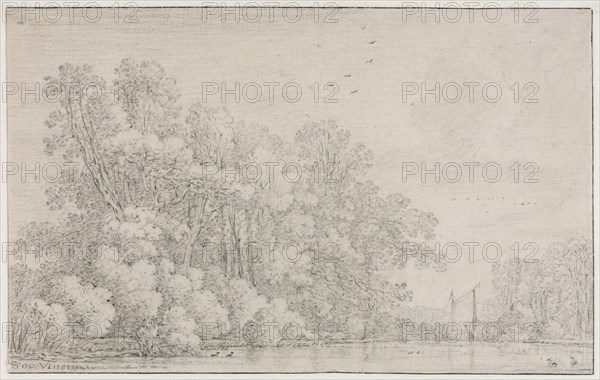 River Landscape, c. 1650?. Creator: Simon de Vlieger (Dutch, 1601-1653).