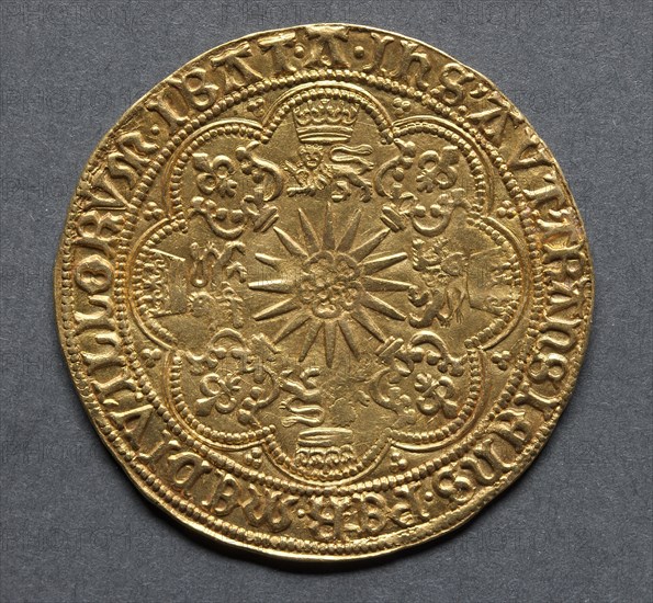 Ryal (reverse), 1583-1584/85. Creator: Unknown.