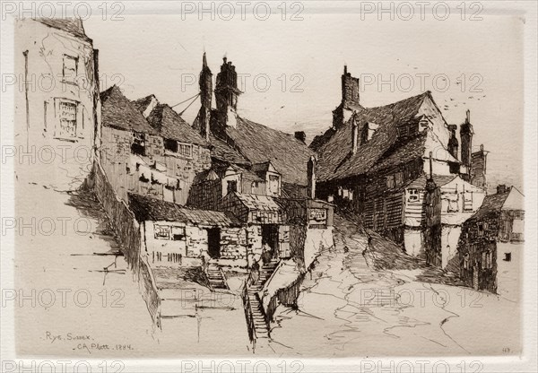 Rye, Sussex, England, 1884. Creator: Charles Adams Platt (American, 1861-1933).