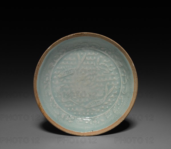 Saucer: Qingbai ware, 13th-14th Century. Creator: Unknown.