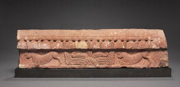 Section of a Coping Rail, 1st century. Creator: Unknown.