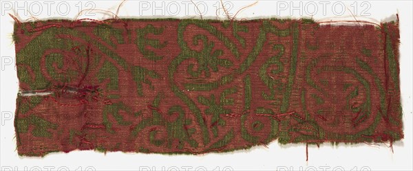 Silk Fragment, 13th century. Creator: Unknown.