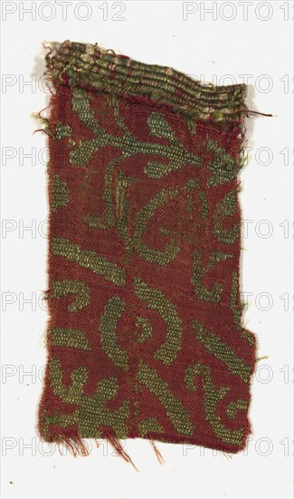 Silk Fragment, 13th century. Creator: Unknown.