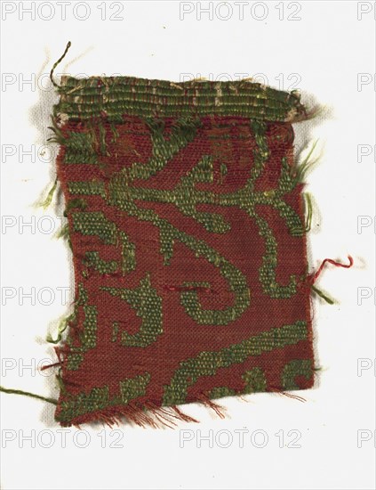 Silk Fragment, 13th century. Creator: Unknown.