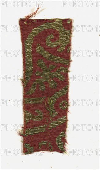 Silk Fragment, 13th century. Creator: Unknown.