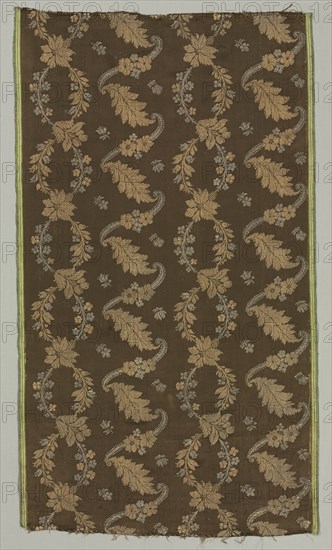 Silk Fragment, 18th century. Creator: Unknown.