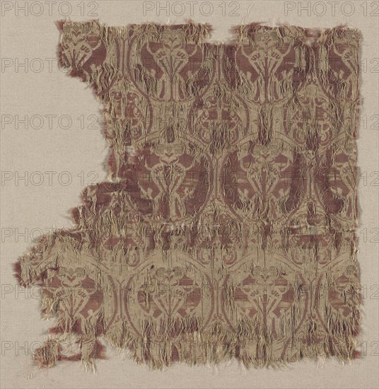 Silk Fragment, second half of 12th century. Creator: Unknown.