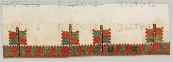 Skirt Border and Sleeve, 1700s. Creator: Unknown.