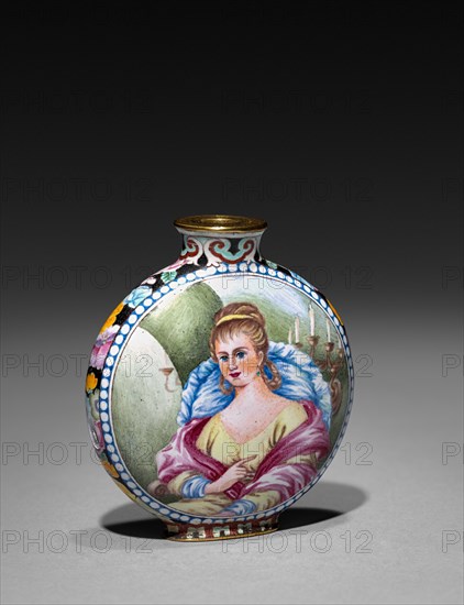 Snuff Bottle with Stopper, 1736-1795. Creator: Unknown.