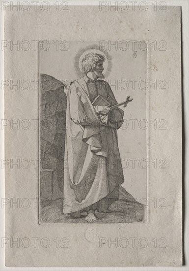 St. Philip Neri , 1826. Creator: Johann Friedrich Overbeck (German, 1789-1869); Carl Schulze.