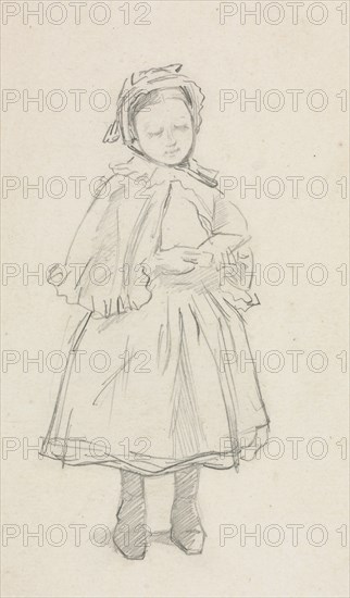 Study for a Little Girl. Creator: Charles Samuel Keene (British, 1823-1891).