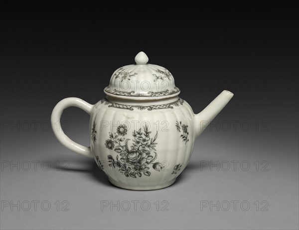 Teapot, c. 1750-1770. Creator: Unknown.