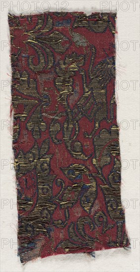 Textile Fragment, 15th century. Creator: Unknown.