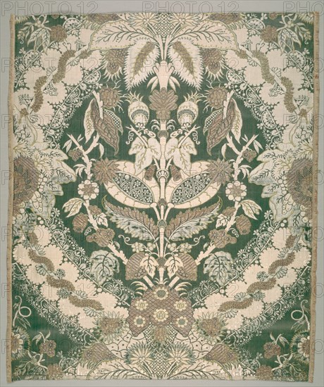 Textile Fragment, c. 1720-1750. Creator: Unknown.