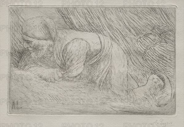 The Fagot Gatherers. Creator: Alphonse Legros (French, 1837-1911).