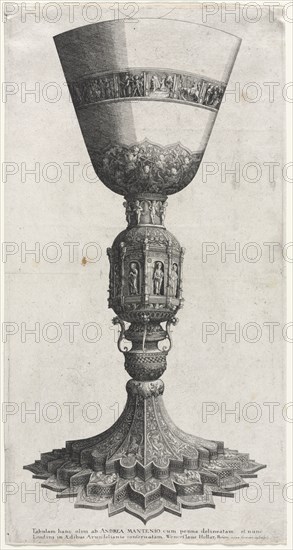 The Great Chalice Adorned with Figures, 1640. Creator: Wenceslaus Hollar (Bohemian, 1607-1677).