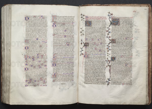 The Gotha Missal: Fol. 144r, Text, c. 1375. Creator: Master of the Boqueteaux (French); Workshop, and.
