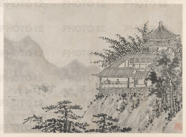 Twelve Views of Tiger Hill, Suzhou: The Thousand Acres of Clouds, after 1490. Creator: Shen Zhou (Chinese, 1427-1509).