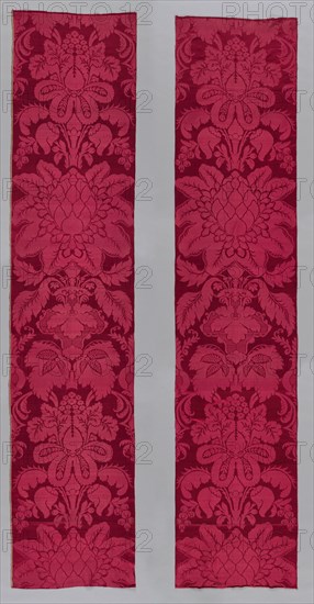 Two Large Damask Cloths, 1600s. Creator: Unknown.