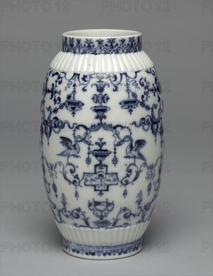 Vase, c. 1695- 1700. Creator: Saint Cloud Porcelain Factory (French).