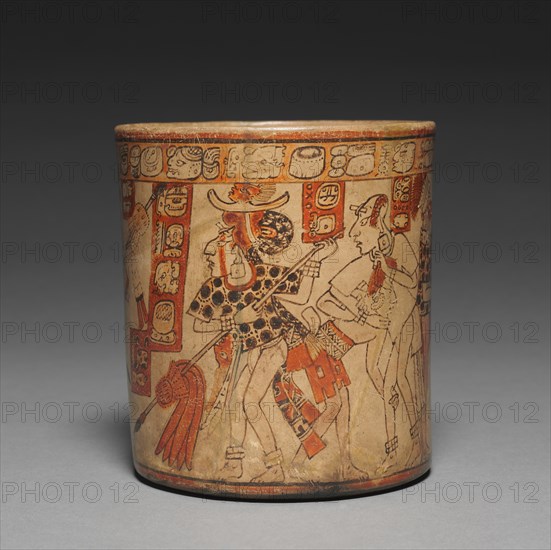 Vessel with Battle Scene, 600-900 . Creator: Unknown.