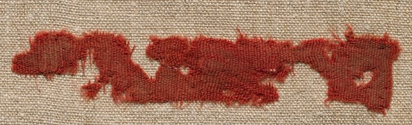 Wool Fragment, 3rd century. Creator: Unknown.