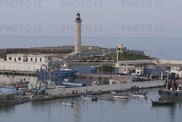 Algeria, Cherchell, harbour