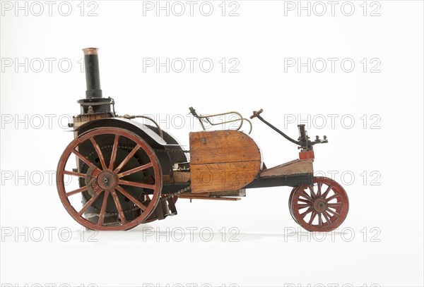 1868 Knight Steam carriage scale model. Creator: Unknown.