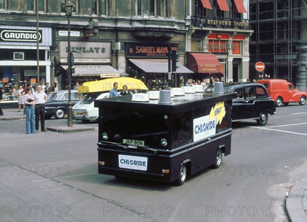 1975 Chloride battery promotional car based on Hillman Imp. Creator: Unknown.