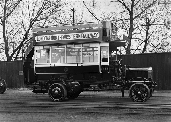 1910 Commer bus for LNWR. Creator: Unknown.