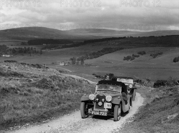 Morgan 4/4, John Frankland Heaton, 1938 Scottish Rally. Creator: Unknown.