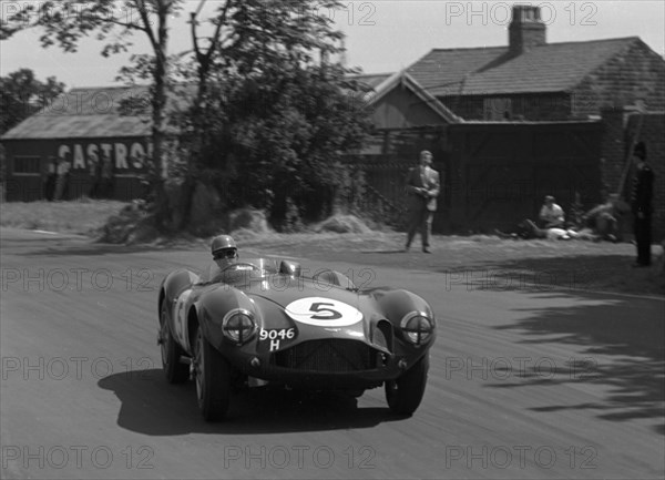 Aston Martin DB3S, Reg Parnell, Aintree 1955. Creator: Unknown.