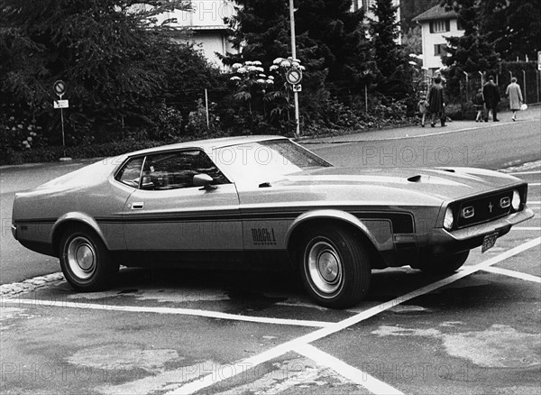 1972 Ford Mustang Mach 1. Creator: Unknown.